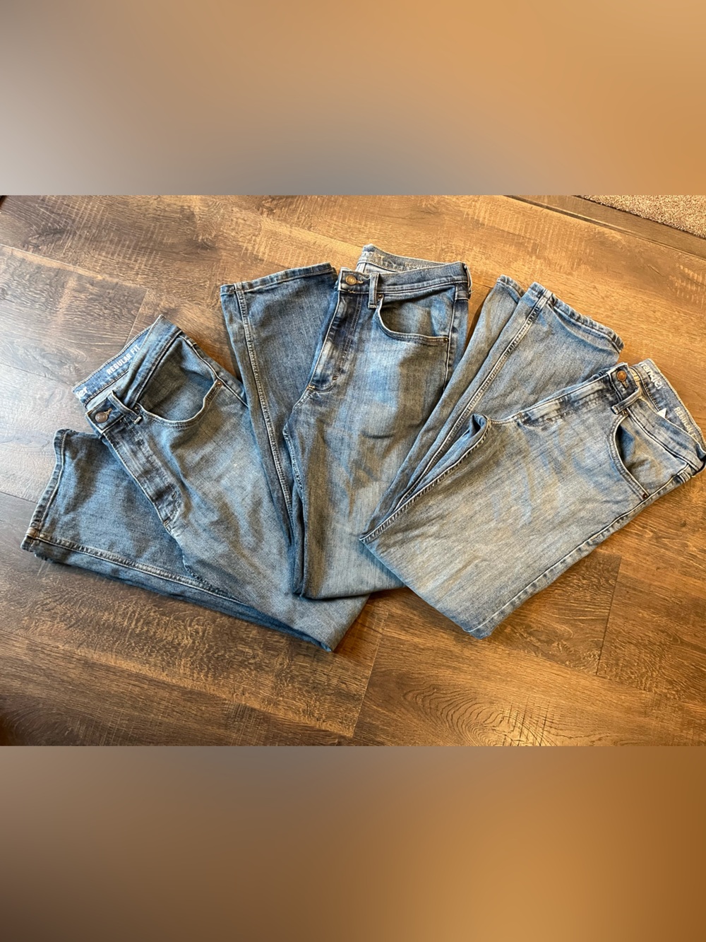 Wrangler Men's Relaxed Fit Blue Jeans